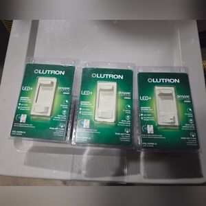 3 Lutron Skylark Contour LED+ Dimmer Switch (Model CTCL-153PDH-LA)